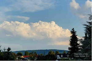 Wolke über Weilburg